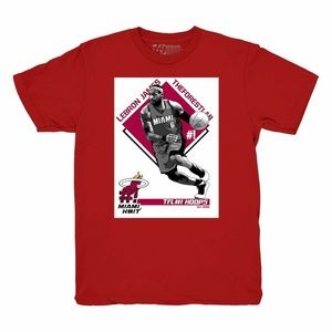 King James Miami Heat Lebron James (red is cardinal)